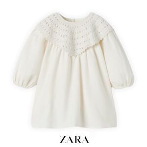 ZARA Kids | Cream | CROCHETED DRESS size 2T to 3T